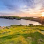 Galley Head Lighthouse West Cork Ireland at sunset, sunset cork, west cork sunset, Galley head Lighthouse, lighthouse sunset