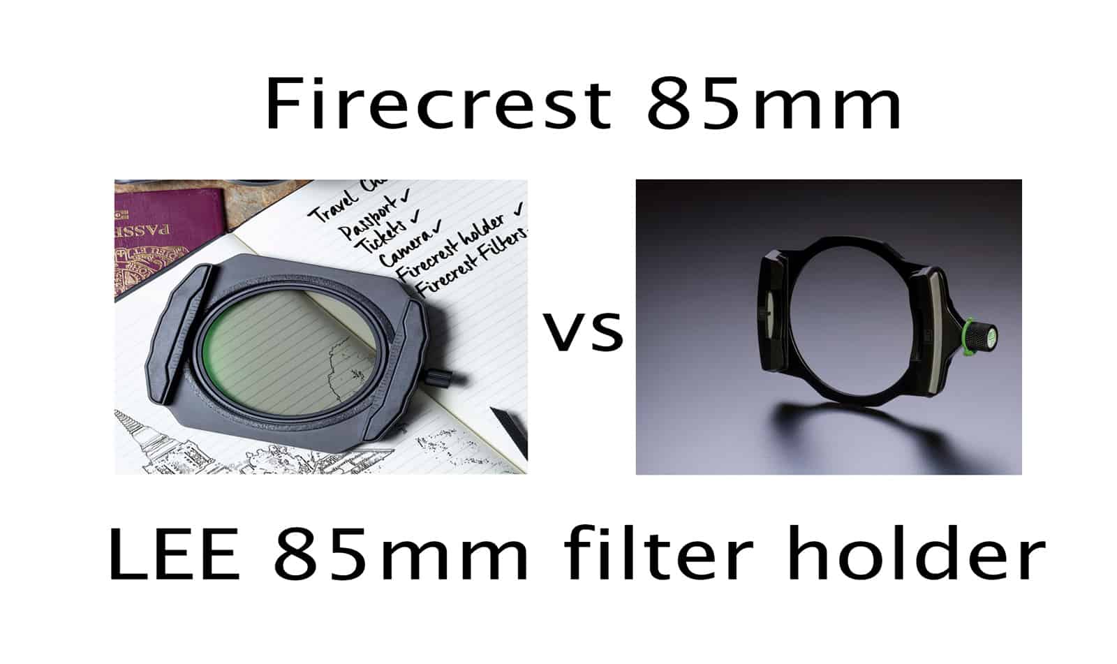 LEE 85mm filter holder vs Formatt Hitech 85mm Filter Holder Review