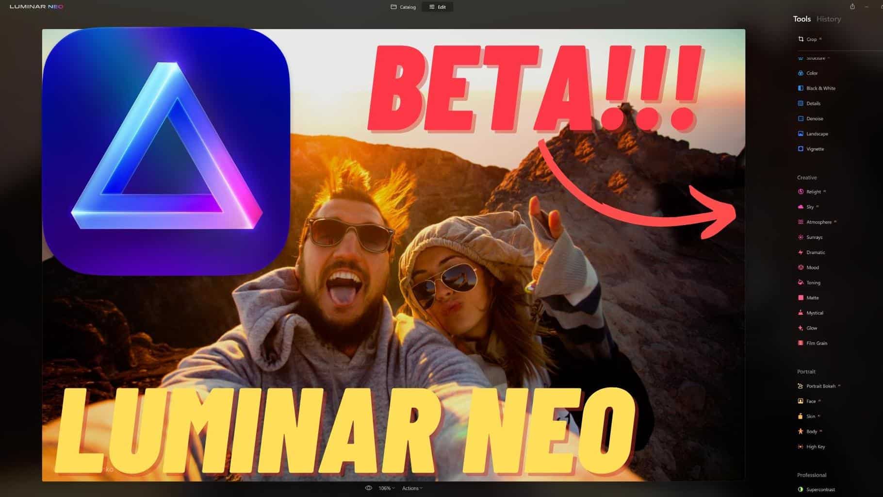 luminar neo beta download