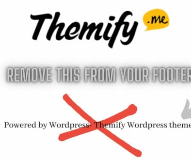 Powered by Wordpress removal