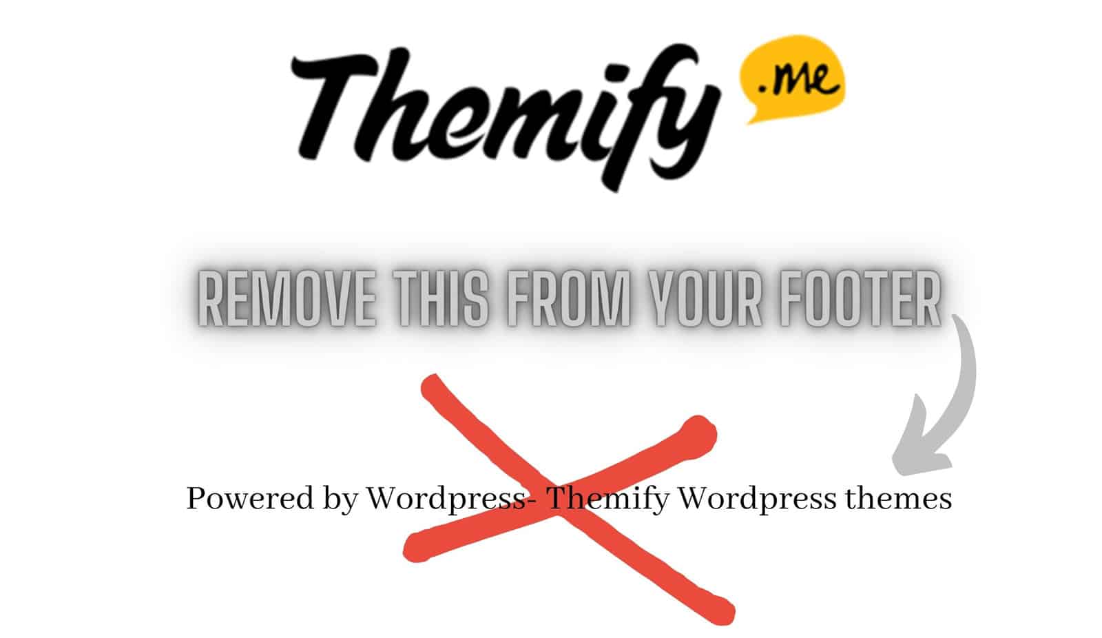 Themify Ultra and how to simply remove the “powered by WordPress” & “Themify WordPress themes” links & text from your footer.