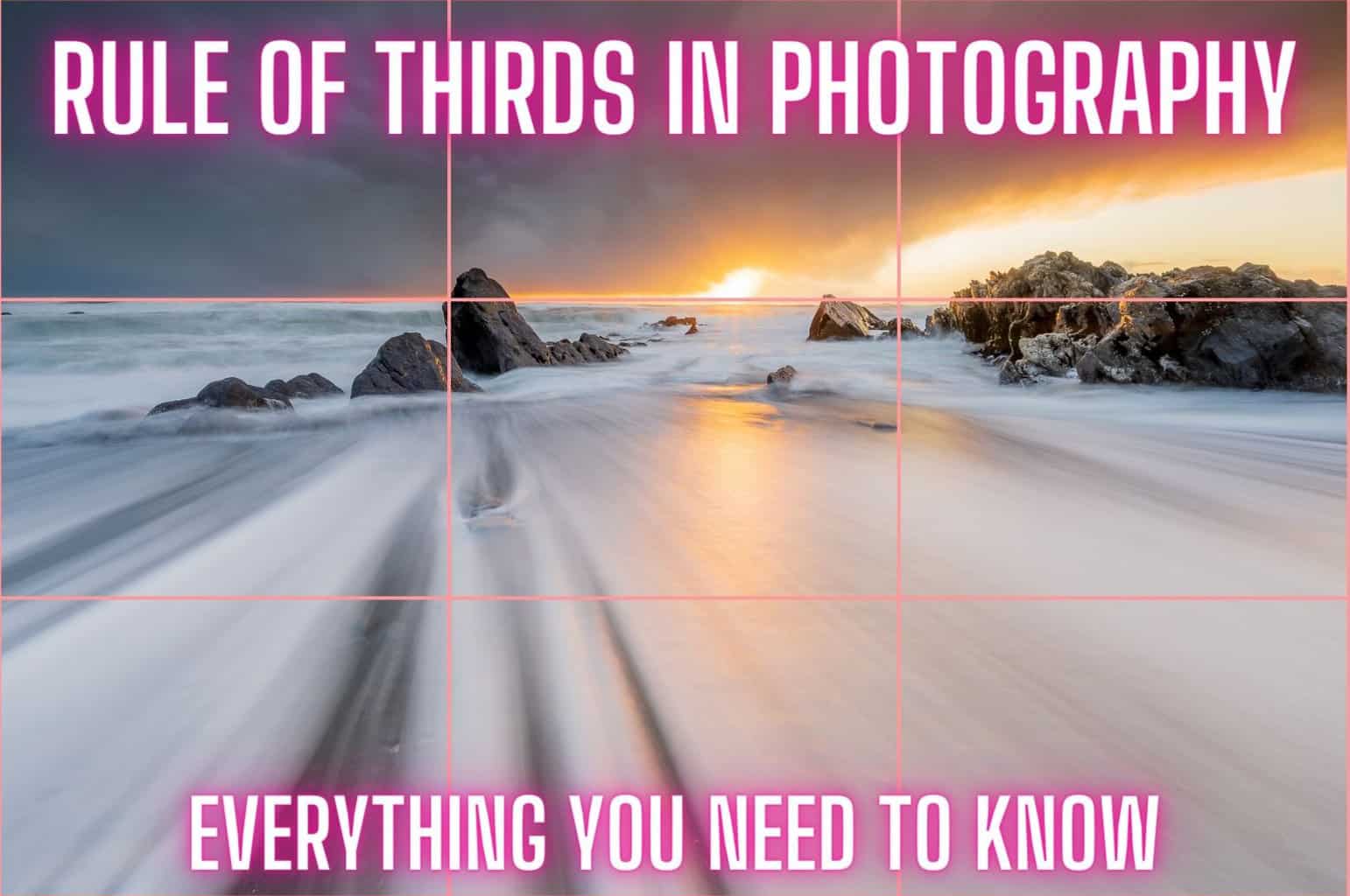The Rule of thirds in Photography and when to use it.