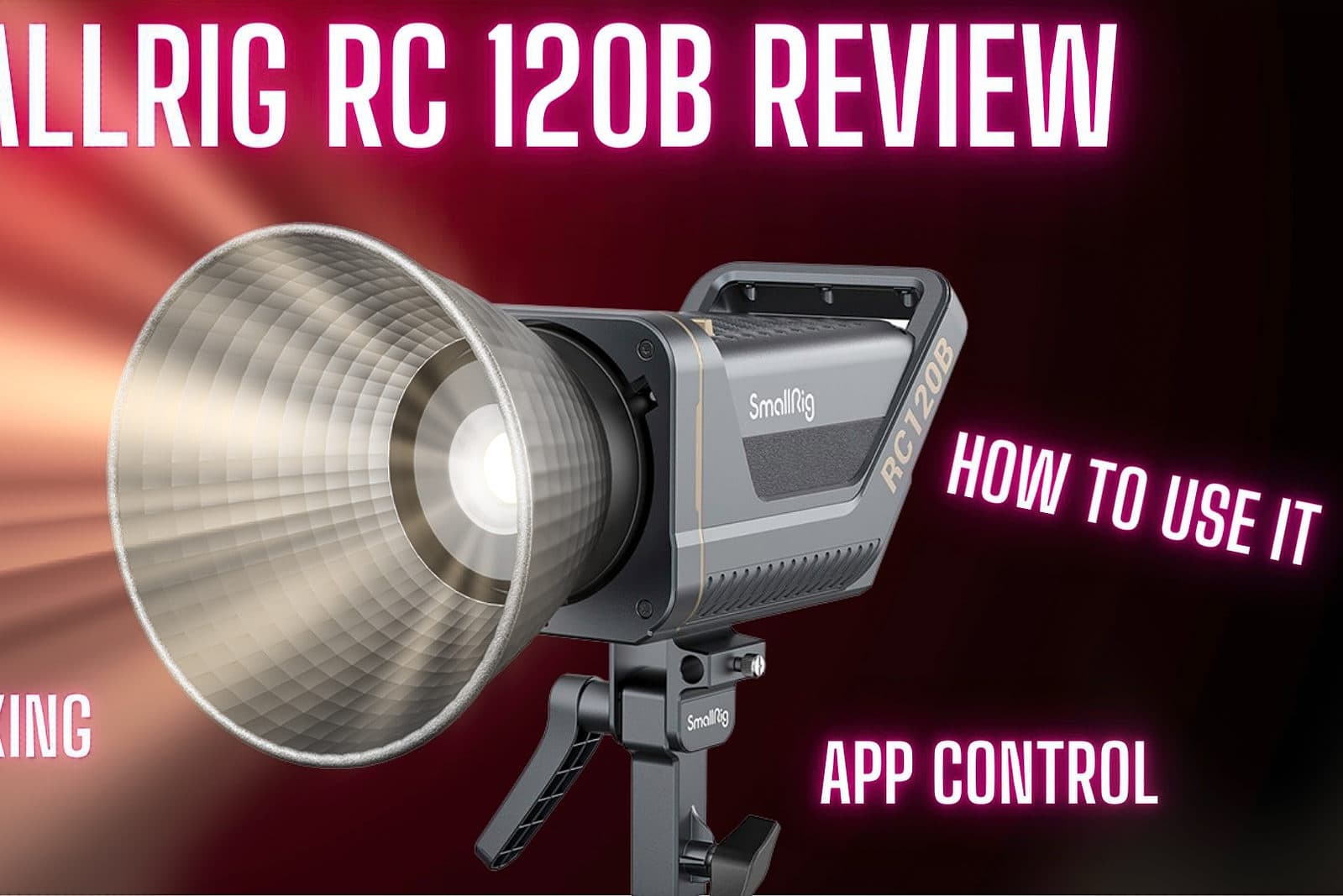 SmallRig RC 120B Review and just how good is this video light?