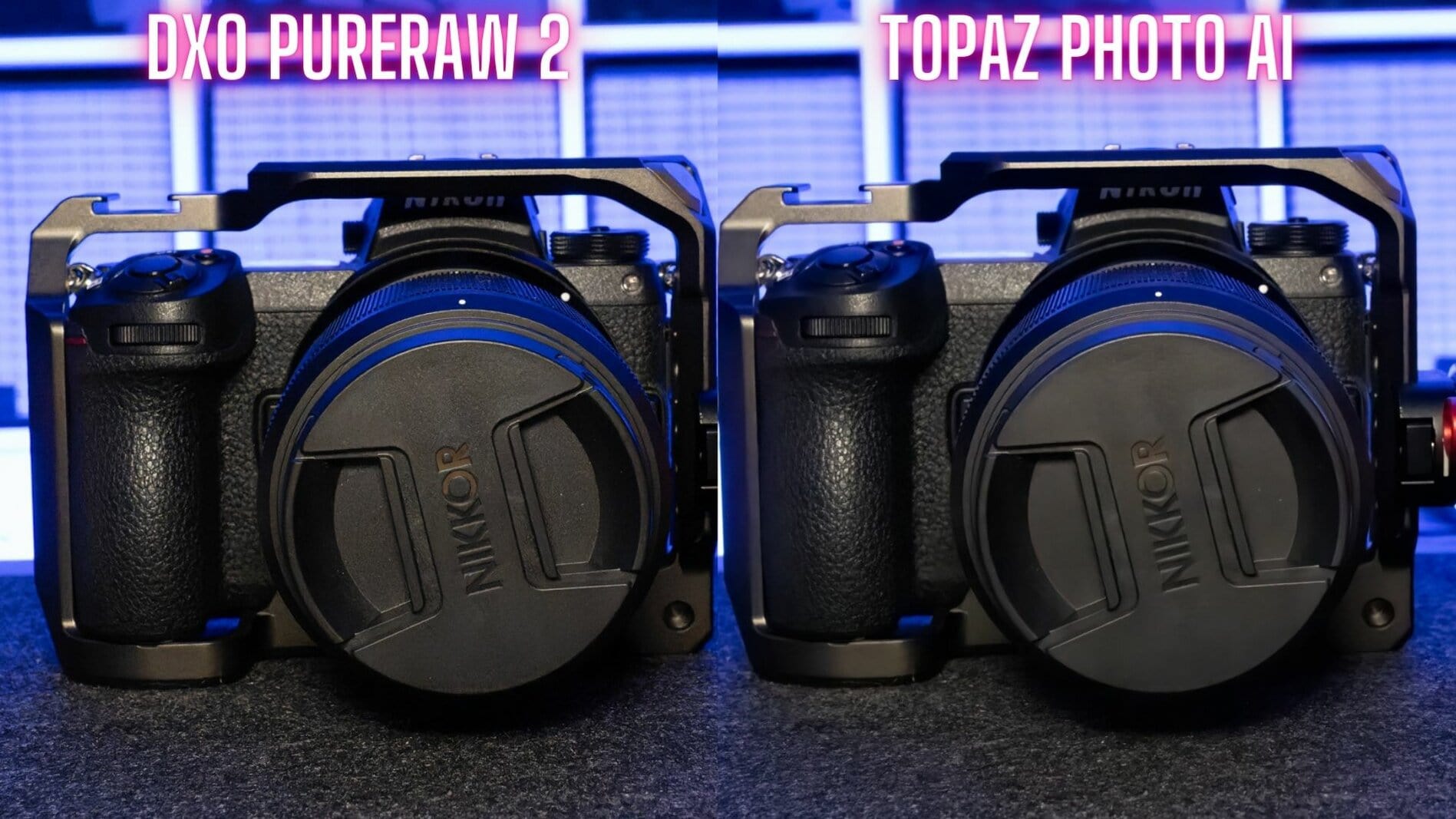 DxO PureRaw 2 vs Topaz Photo AI Auto Edit.