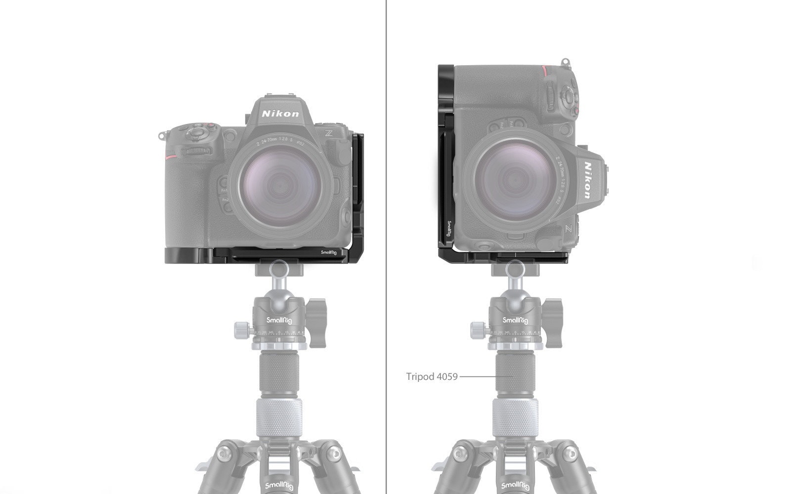 SmallRig Nikon Z8 L Bracket vertical and horizontal modes