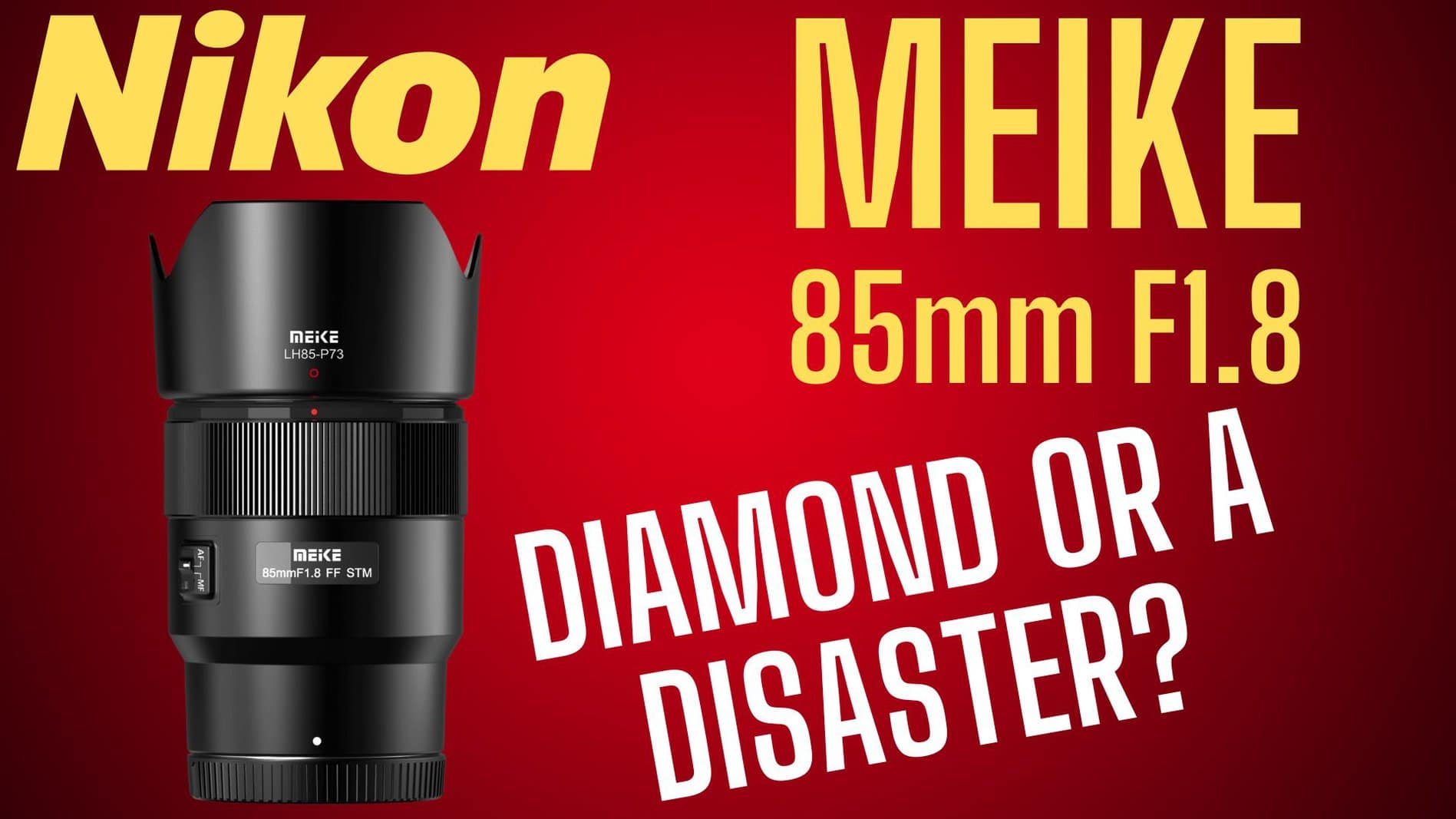 Meike 85mm F/1.8 SE II - Objectif Portrait Plein Format Pour Nikon Z (Z5, Z6, Z7, Z9…)